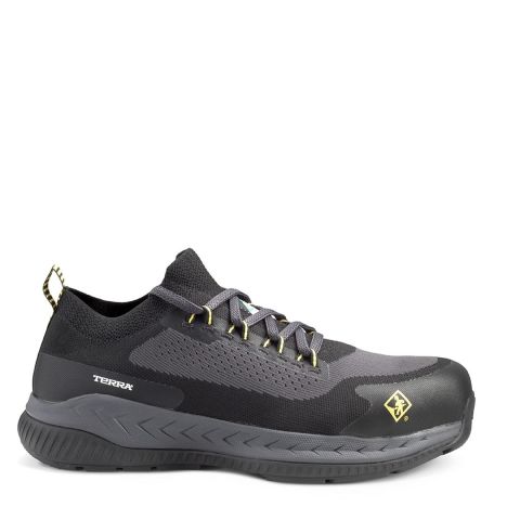 Workwear Outfitters Terra Eclipse Athletic Work Shoe Black/Yellow EH ...