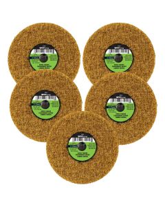 FOR71608 image(0) - Quick Change Surface Prep Pad, Coarse Grit, 3 in (5-Pack of Forney 71912)