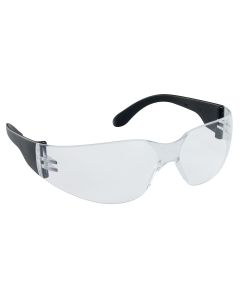 SAS Safety NSX Black Temple High-Impact Poly Clear Lens Safe Glasses