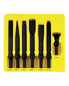 GRECS807 image(0) - 7-Piece Heavy-Duty Chisel Set with .498 Shank