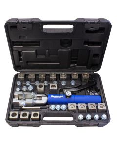 MSC72485-PRC image(1) - Mastercool Universal Hydraulic Flaring Tool Set W/ GM Transmission Cooling Line Dies and Adapters