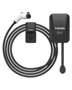 TOPEC001 image(1) - PulseQ AC Home EV Charger 16FT - 40A Level 2 EV Charger w/16FT Cable J1772 Plug, RFID Mode