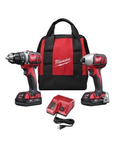 MLW2691-22 image(1) - Milwaukee Tool 2-PC M18 COMP LITHIUM ION DRILL/DRIVER IMP WRENCH COMBO (2) BATT KIT