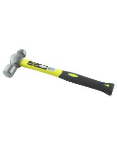 KTI71716 image(0) - K Tool International 16 oz. Ball Peen Hammer with Fiberglass Handle
