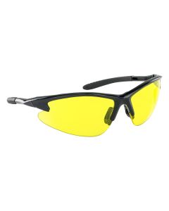 SAS540-0605 image(0) - SAS Safety DB2 Safe Glasses w/ Black Frame and Yellow Lens in Polybag