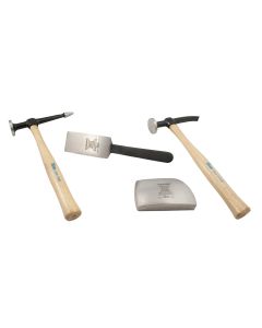 Martin Tools 4-Piece Body and Fender Repair Set with Hickory Ha