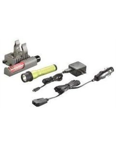 Streamlight Strion LED Flashlight w/ Type-A 100V/120V Piggyback Charger, Lime Green (Rechargeable)