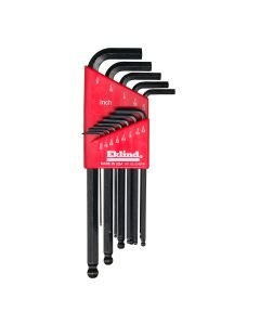 HEX KEY SET 13 PC BALL END SAE LNG .050-3/8IN.