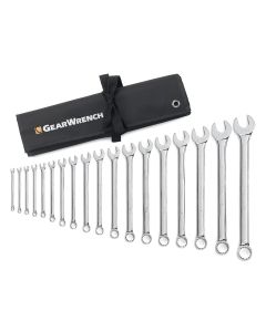 KDT81917 image(1) - GearWrench 18 Pc. 12 Point Long Pattern Combi SAE Wrench Set