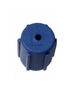Technicians Resource R134a Blue Low Side M8 x 1 Cap Round With Hole