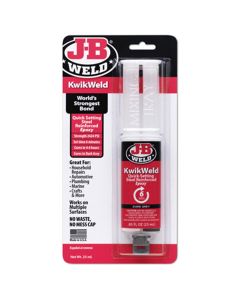 JBW50176 image(0) - J B Weld J-B Weld 50176 KwikWeld Steel Reinforced Epoxy Syringe - 25 ml.