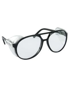 SAS5125 image(0) - SAS Safety Classic Style Safe Glasses, Black Frame w/ Clear Lens