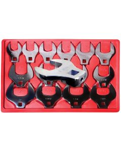 V8T7814 image(0) - V-8 Tools CROWFOOT WRENCH SET 14PC 1/2DR  1-1/16-2