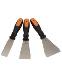 3-Piece Flexible Stainless Steel Putty Knife Set