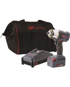 Ingersoll Rand 20V Mid-torque 3/8" Cordless Impact Wrench Kit, 550 ft-lbs Nut-busting Torque, 1 Battery and Charger