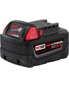 MLW48-11-1850 image(1) - Milwaukee Tool M18 REDLITH XC 5.0AH EXT CAP BATTERY PACK