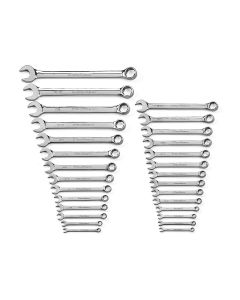 KDT81923 image(1) - GearWrench 28 PC FULL POLISH COMB WRENCH SET 6 PT SAE/MM