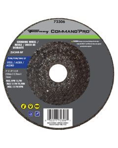 Forney Industries Grinding Wheel, Metal Type 27, 4 in x 1/8 in x 5/8 in