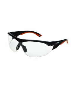 Sellstrom - Safety Glasses - XM320 Series - Clear Lens - Black/Orange Frame - Hard Coated