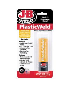 JBW8237 image(1) - J-B Weld 8237 PlasticWeld Plastic Repair Epoxy Putty - 2 oz.