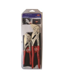 KNIPEX 2PC PLIERS WRENCH SET WITH KEEPER POUCH