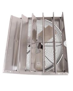 HES24SF6V240C-E image(2) - Hessaire Products Wall-Mounted 24" Shutter Exhaust Fan