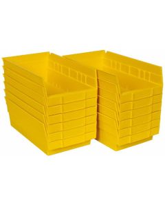 Shelf Bin, Yellow, 4" H x 11-5/8" L x 6-5/8" W (1 Each)
