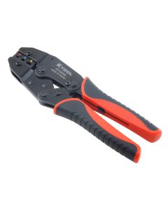 K Tool International Terminal Crimper 8.7 in. Ratcheting with Carbon Steel Head