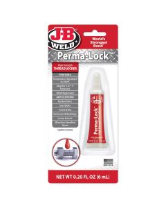 JBW27106 image(2) - J-B Weld 27106 Perma-Lock High Strength Threadlocker - Red - 6 ml.