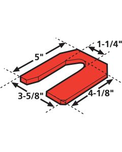 Specialty Products Company PREVOST CASTER SHIMS 1/16" (6)