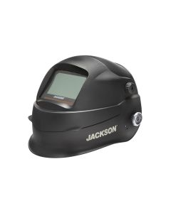 JCK46240 image(2) - Jackson Safety - Welding Helmet - Auto Darkening - Thermoplastic - 2.50" x 3.86" Viewing Area - Shade 4/5-13 Translight ADF 1/1/1/1 - 370 Speed Dial Headgear - With Face Shield - Black - Translight 455 Flip Series