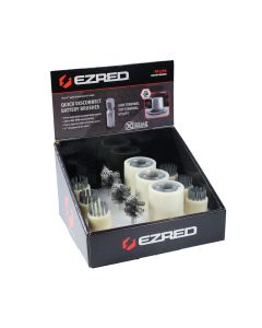 EZRPP12PK image(1) - E-Z Red Quick Disconnect Battery Brush Kit Display