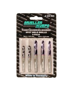 MLK244805 image(0) - Mueller - Kueps 5-pack Spot Welding Drill bits