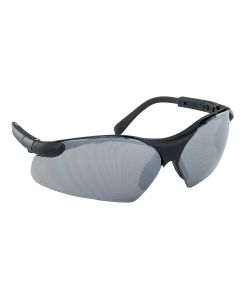 SAS541-0003 image(0) - Sidewinders Safe Glasses w/ Black Frame and Silver Mirror Lens in Polybag