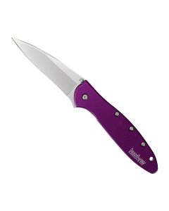 KER1660PUR image(0) - Kershaw PURPLE LEEK FOLDING KNIFE