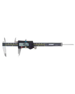 Digital caliper with fractional