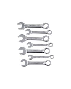 KTI41200 image(1) - K Tool International 7 Piece Short SAE Combination Wrench Set