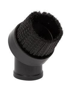 Shop Vac Round Brush Nozzle w/Adaptor, Plastic Construction, Black in Color
