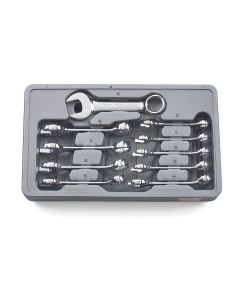 KDT81904 image(1) - GearWrench 10PC STUBBY WRENCH SET 10-19MM