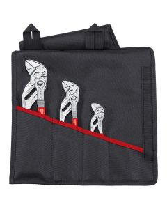 KNP001955S6 image(0) - KNIPEX 3 Pc Pliers Wrench Set in Tool Roll