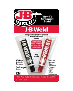JBW8265S image(1) - J-B Weld 8265S Original Cold-Weld Steel Reinforced Epoxy - 2 oz.