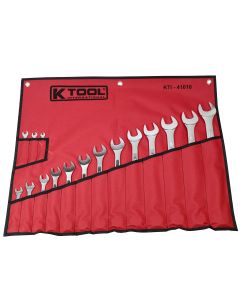 KTI41016 image(0) - K Tool International 16 Piece Combination Wrench Set
