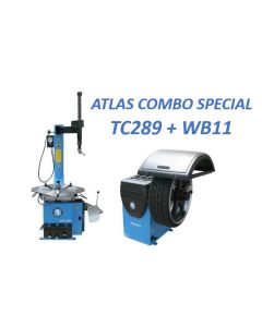 ATETCWB-COMBO8-FPD image(0) - Atlas Equipment TC289 Rim Clamp Tire Changer + WB11 Wheel Balancer Combo Package