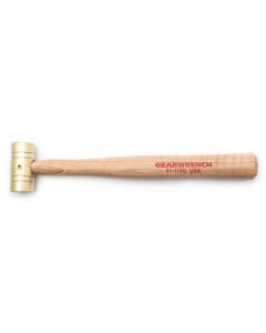 8 OZ. BRASS HAMMER WITH HICKORY HANDLE