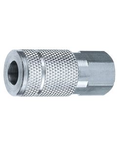 Amflo 1/2" Coupler with 1/2" Female thread I/M industrial & Automotive T Style- Pack of 10