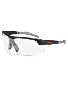 ERG59000 image(1) - Ergodyne SKOLL Clear Lens Matte Black Safety Glasses