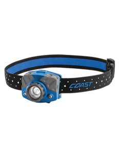 COAST Products FL75R Rechargeable Headlamp blue body in gift box