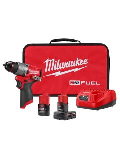 Milwaukee Tool M12 FUEL 1/2" Hammer Drill-Driver Kit