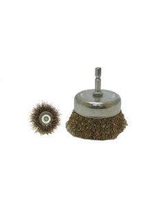 Tire Mechanic's Resource Wire Cup Brush 3", 1/4 in. Shaft, 10,000 RPM