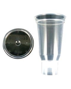 DEVDPC-503-K24 image(2) - DeVilbiss 3 Oz. Disposable Cup & Lid (Qty 24)
